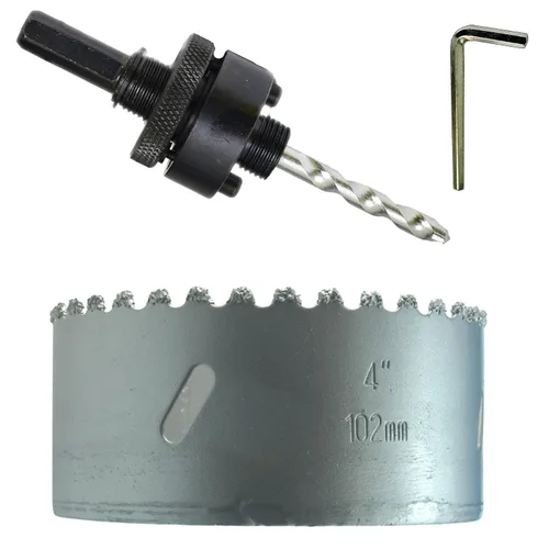 Vista 23 de Kit de extensión y eje de sierra perforadora de 7/16 pulgadas: 2 ejes hexagonales de 1/2 pulgadas y extensión de 12 pulgadas para sierras