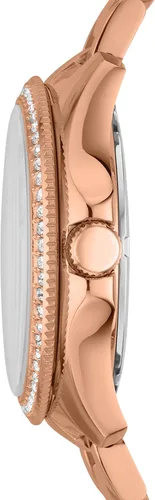 Vista 2 de Fossil AM4483 Cecile Reloj de mujer en tono oro rosa con cristales