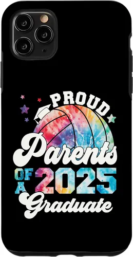 Vista 13 de iPhone 16 Parents of a 2025 Graduate Senior Graduation Volleyball Case