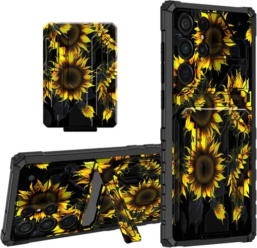Vista 46 de Funda para teléfono Samsung Galaxy A03S Galaxy A03S Funda tipo cartera con tarjetero y soporte de doble capa de PC duro TPU suave cubierta