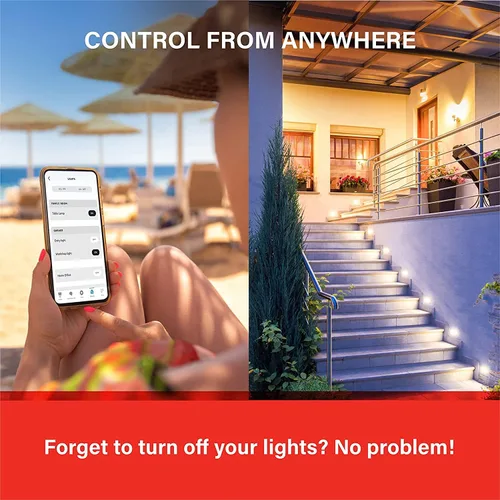 Vista 6 de Sengled Bombilla de luz Alexa, bombillas inteligentes que son compatibles solo con Alexa, malla Bluetooth estándar A19 E26, bombilla LED regulable