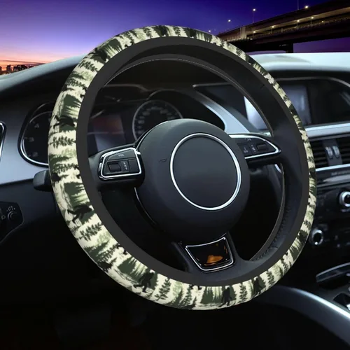 Vista 34 de Funda para volante MINIOZE de ojos malvados azules con luna mágica, accesorios para automóvil, linda para mujeres y niñas, universal de 15 pulgadas