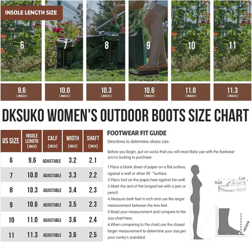 Vista 6 de DKSUKO Mocasines impermeables para mujer