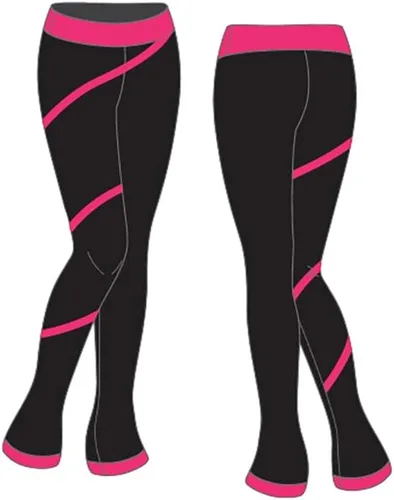 Vista 4 de ChloeNoel P06 - Pantalones de patinaje artístico en espiral