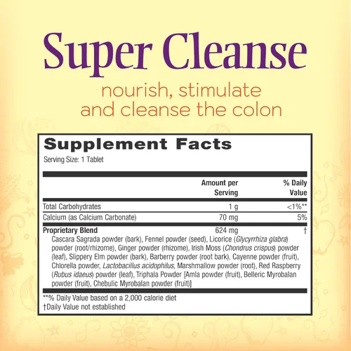 Vista 2 de Nature's Secret Super Cleanse - Limpieza de colon extra fuerte con 14 hierbas y apoyo probiótico - Promueve la limpieza de desintoxicación y apoyo