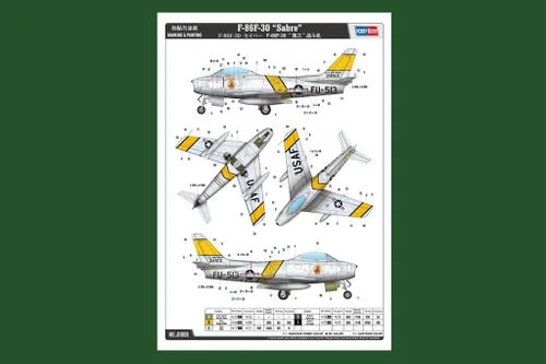 Vista 4 de Hobbyboss HBB81808 1:18-F-86F-30 Sable