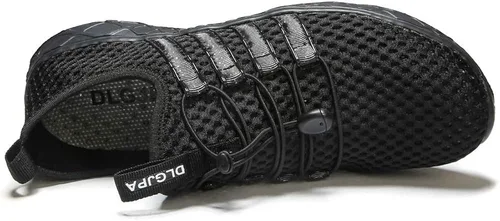 Vista 4 de DLGJPA - Zapatos deportivos Aqua ligeros para agua para hombre zapatos de secado rápido para deportes y para caminar.