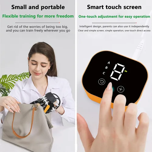 Vista 4 de Guantes robot de rehabilitación de manos, dispositivo de rehabilitación de mano para hemiplejia cerebral, intensidad de entrenamiento se puede