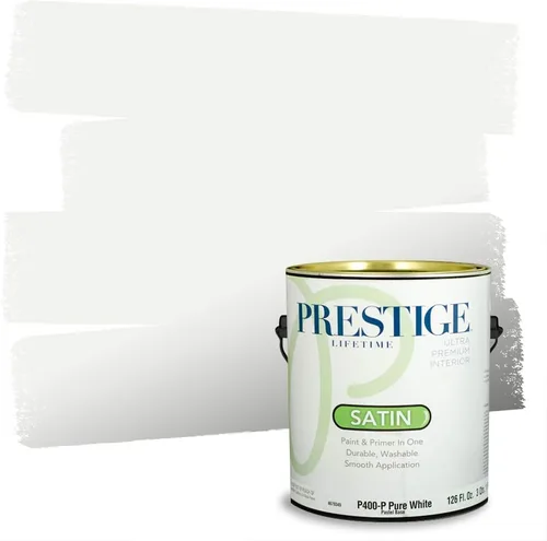 Vista 12 de Prestige Pintura interior e imprimación en uno, increíble, satinado, 1 galón
