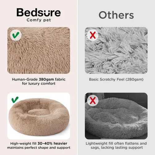 Vista 2 de Bedsure Camas calmantes para gatos de interior y cama lavable para perros pequeños y gatos