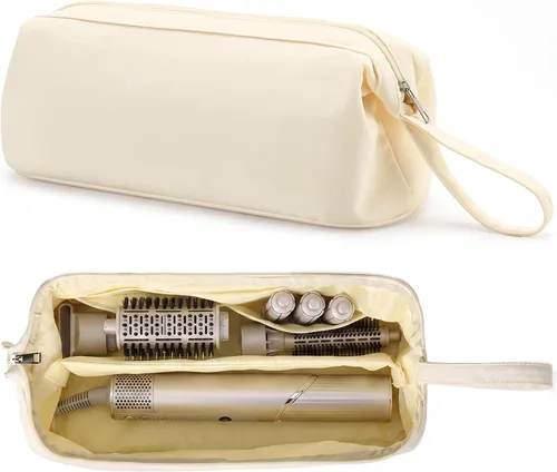 Vista 9 de Bolsa de viaje para herramientas para el cabello, compatible con Dyson Shark Flexstyle portátil, funda para secador de pelo, alisadores, rizadores