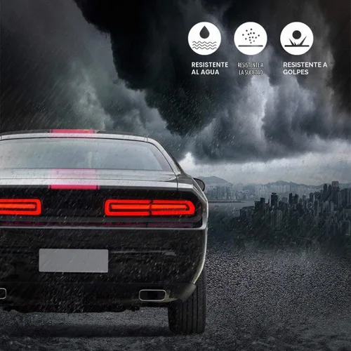 Vista 9 de VLAND - Luces traseras LED completas para Dodge Challenger Coupé 3ª generación 2008 2009 2010 2011 2012 2013 2014, con montaje de lámparas traseras