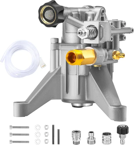 Vista 8 de M MINGLE Bomba de lavado a presión horizontal de eje de 3/4 pulgadas - Bomba de lavadora eléctrica de 3000 PSI - Compatible con Troybilt, Simpson