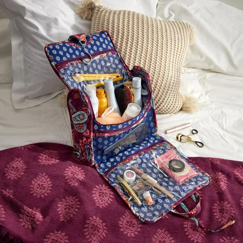 Vista 3 de Vera Bradley Accesorio organizador de viaje colgante de algodón para mujer