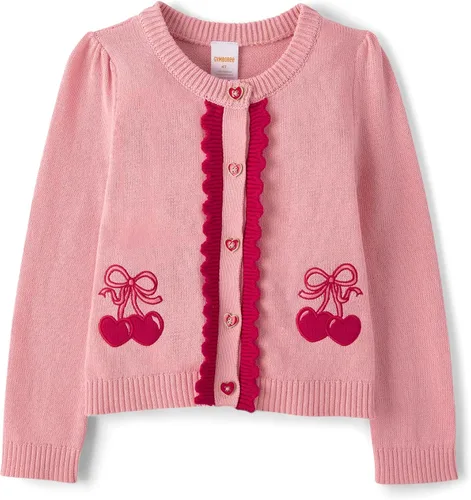 Vista 17 de Gymboree - Cárdigan de manga larga con botones frontales para bebés y niñas pequeñas