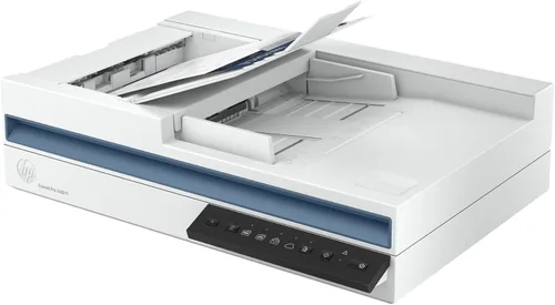 Vista 4 de HP ScanJet Pro 2600 f1, blanco, escaneo rápido de 2 caras y alimentador automático de documentos (20G05A)
