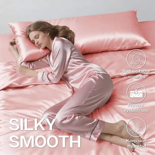 Vista 349 de MR&HM - Funda de almohada de satén