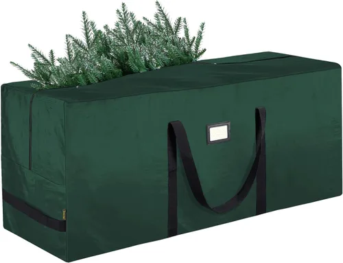 Vista 13 de BALEINE - Bolsa para guardar árbol de Navidad de 9 pies, bolsa extra grande de alta resistencia para árbol de Navidad artificial con asas reforzadas