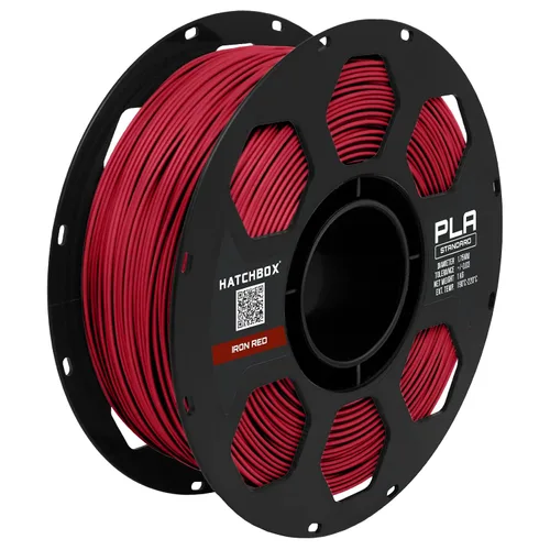 Vista 8 de HATCHBOX Filamento de impresora 3D PLA negro de 1.75mm, carrete de 1 KG (2.2 libras), precisión dimensional +/- 0.03 mm, filamento de impresión 3D