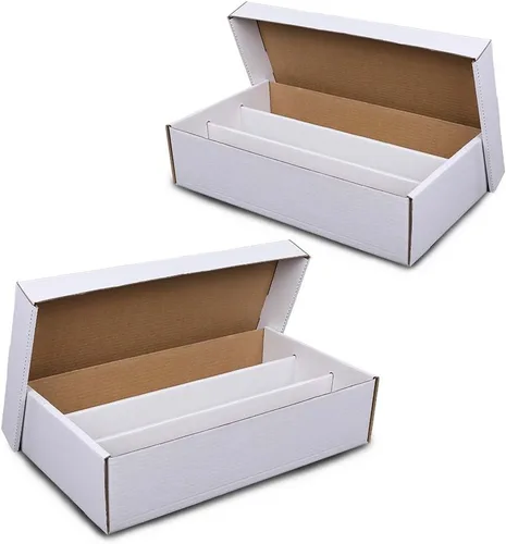 Vista 15 de PIT66 Caja de almacenamiento de 200 tarjetas intercambiables, paquete de 50 cajas de almacenamiento de cartón corrugado para tarjetas