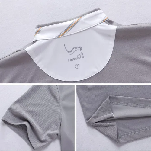 Vista 5 de EAGEGOF Polo de golf para hombre, manga corta, para deportes, ocio, suave, para adultos, para deportes al aire libre