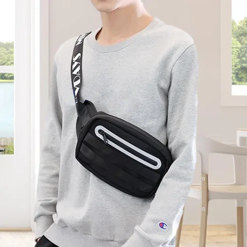 Vista 2 de TANZEM Small Crossbody Sling Bag, Multipurpose Crossbody wallet bag, Durable Men Shoulder Chest Bag, Lightweight Shoulder Waist Bag, ports Chest