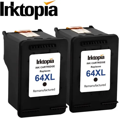 Vista 8 de Inktopia Cartucho de tinta remanufacturado de repuesto para HP 64XL 64 XL para HP Envy Photo 7858 7855 7155 6255 6220 7120 6232 6255 7158 7164 Envy