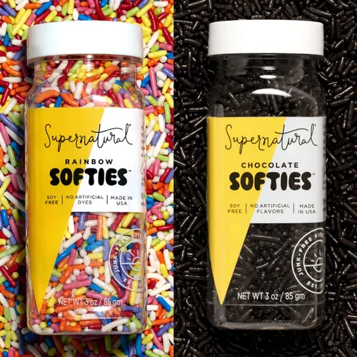 Vista 11 de Supernatural All Natural Sprinkles Juego de Navidad Sin Colorantes, Sin Colorantes Artificiales, Sin Soja, Sin Gluten, Vegano y Espolvoreados