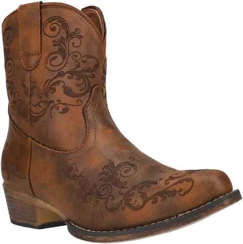 Vista 2 de Roper Short Stuff - Botas cortas de moda para mujer, Coñac