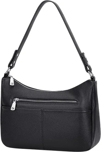 Vista 2 de Over Earth Bolsos de cuero suave para mujer, bolsos cruzados, multibolsillos, bolsas de hombro, bolsa de mensajero, tamaño mediano
