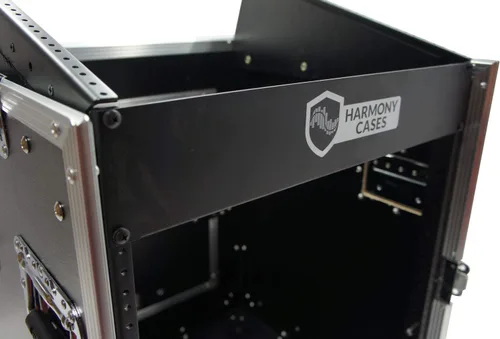 Vista 6 de Harmony Audio Case HCM12U DJ Pro Audio 10U Slant Top 14U Vertical Mixer Rack Case