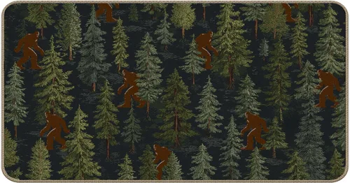 Vista 27 de Tapete divertido para puerta de campista de 17 x 30 pulgadas, regalos de campamento para hombres y mujeres, alfombras de campista