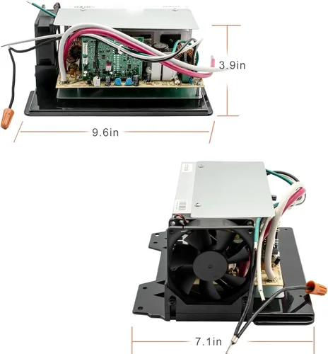 Vista 4 de 8955-AD-MBA Convertidor RV Unidad de reemplazo de montaje de placa principal de CC de 55 amperios para centro de potencia de la serie 8900-AD