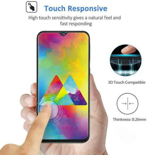 Vista 7 de Funda para teléfono transparente + 3 piezas de película de vidrio templado para Oppo Realme 6 Pro (6.6 pulgadas), protector de pantalla HD + funda