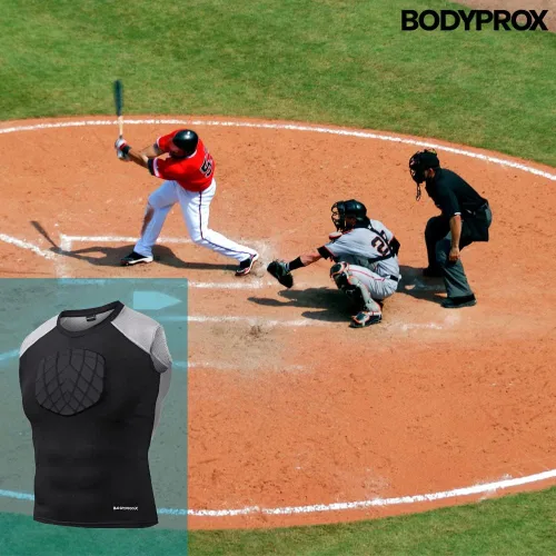 Vista 5 de BODYPROX Camiseta protectora de pecho de béisbol