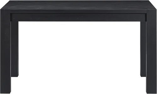 Vista 8 de NTC Block - Mesa de comedor moderna de 55 pulgadas, mesa rectangular para comedor, muebles de sala de estar, montaje sin esfuerzo, negro quemado