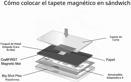 Vista 5 de Alfombrilla de corte magnética de 8.75 x 15 pulgadas, fuerza magnética fuerte Negro (magnético)