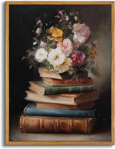 Vista 13 de AtterrirArt Bonito arte de pared enmarcado para guardería, 8 x 10 pulgadas, decoración de pared floral caprichosa, póster de impresiones en lienzo