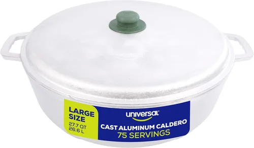 Vista 14 de Universal (Extra Pequeño) Caldero 4 Tazas – 1.3 Cuartos / 1.2 L, Olla de Aluminio Inoxidable, Distribución Uniforme del Calor y Olla de Horno