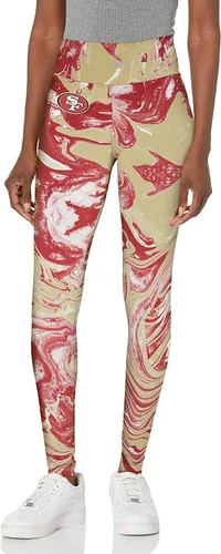 Vista 152 de Zubaz NFL Mallas para mujer de longitud completa de cintura alta básica 1.0