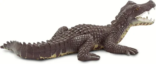 Vista 3 de Safari Ltd. Figura de caimán – Figura realista de reptil de 5 pulgadas – Juguete educativo para niños, niñas y niños a partir de 3 años