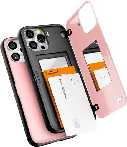 Vista 11 de GOOSPERY Parachoques magnético para puerta compatible con iPhone 13 Pro Max, tarjetero, cartera con imán fácil, cierre automático, protección