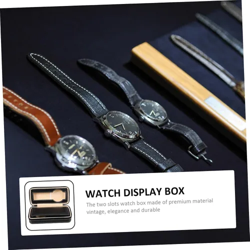 Vista 5 de Holibanna 1Pc Box watch box Watch Display watch case for women watch storage case for men relojes para hombre mens bracelet Watch Holder man