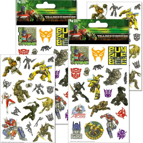 Vista 3 de Transformers - Juego de libro para colorear y actividades para niños, 2 libros de actividades y blocs de calcomanías con Optimus Prime, Bumblebee