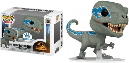 Vista 2 de Funko POP Velociraptor (azul) - Jurassic World: Dominion EXCLSIVE 1220