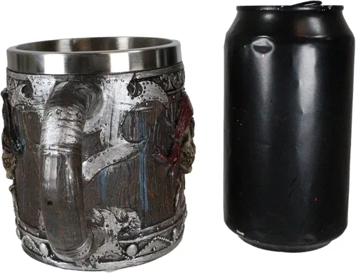 Vista 9 de Ebros Gift Piratas del Caribe - Bandana con calavera con espadas cruzadas, jarra, café, cerveza, taza de café, taza de cerveza Drunken Pirate's Life