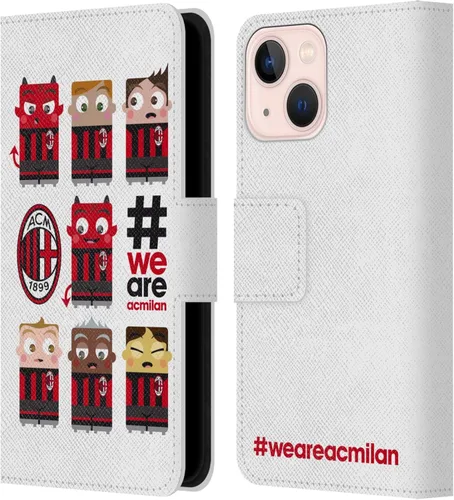Vista 83 de Head Case Designs Officially Licensed AC Milan Dream Big Children Leather Wallet Case Compatible with Apple iPhone 11