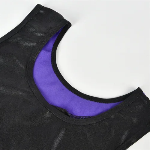 Vista 5 de Shiny Waves - Maillot deportivo metálico para niñas