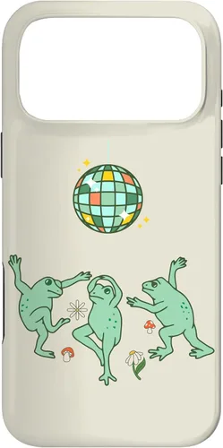 Vista 22 de Funny Frog Disco Dance 70s 80s Groovy Hippie Funky Party Case para iPhone 16