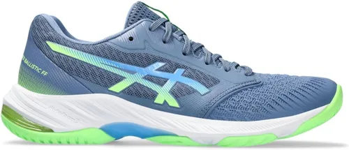 Vista 4 de ASICS Netburner Ballistic FlyteFoam 3 - Tenis de voleibol para hombre, Denim AzulWaterscape